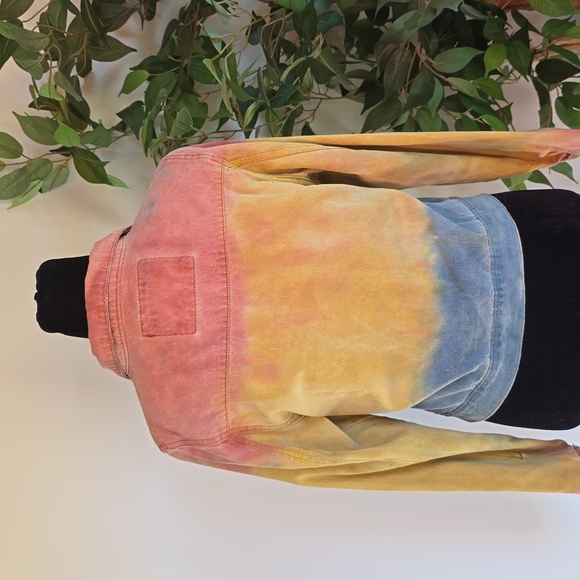 The Style Between Us Colorful Tie-Dye Denim Jacket - Picture 3 of 6